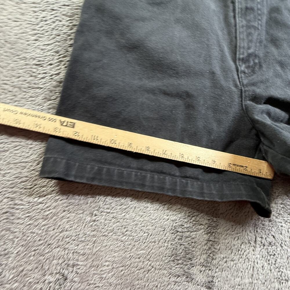 Vintage 90s Newport News Womens Carpenter Jean Shorts Size 14 Gray Denim - Picture 7 of 10